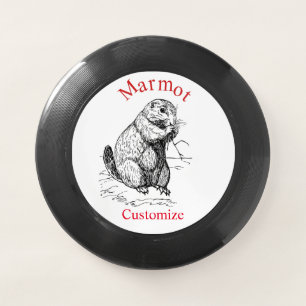 Cute Marmot Animal Thunder_Cove Wham-O Frisbee