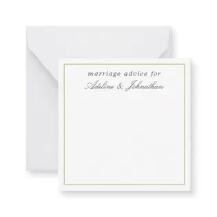 Cute Marriage Advice Cards for the Couple Cute Marriage Advice Cards for the Couple
