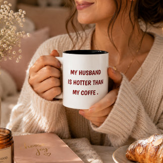 Cute Marriage Humor  Two-Tone Coffee Mug