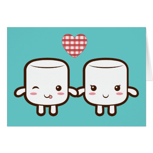 Cute Marshmallow couple