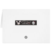 Cute Marshmallow couple Cards (Back Horizontal)