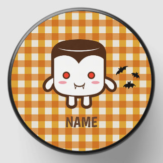 Cute marshmallow vampire mini candle favors