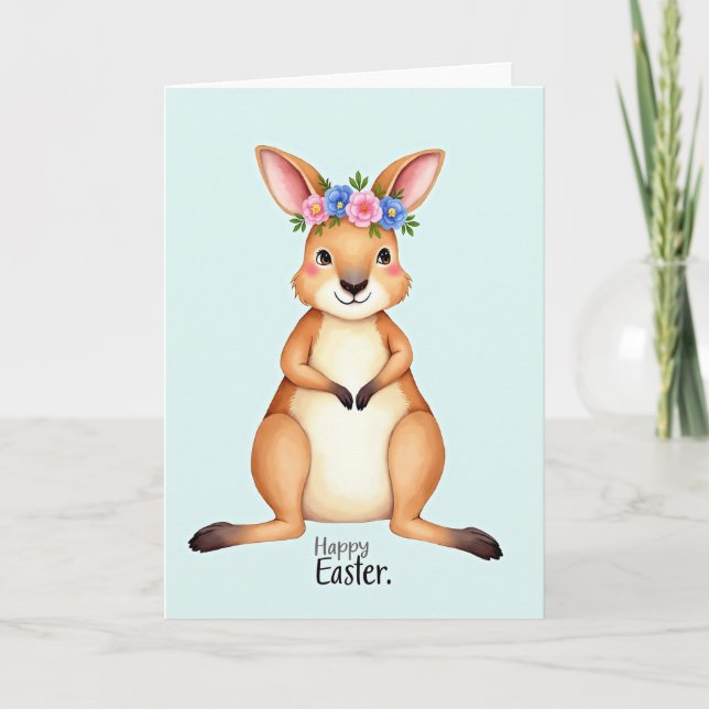Cute Marsupial Celebration Card (Front)