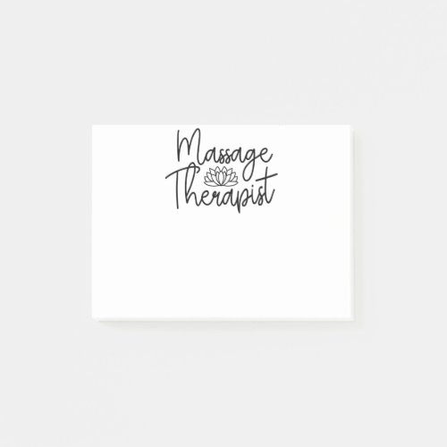 Cute Massage Therapist Post_it Notes