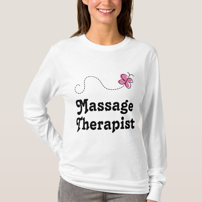 Cute Massage Therapist T-Shirt (Front)