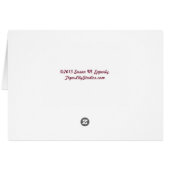Cute Massage Therapy Therapist Client Cards (Back Horizontal)