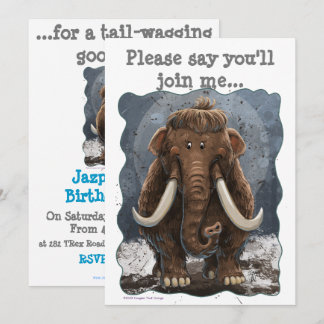 Cute Mastodon Invitation