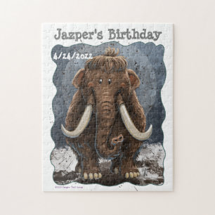 Cute Mastodon Jigsaw Puzzle