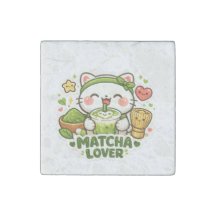 Cute Matcha Lover Cat