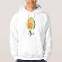 Cute Matching Couple Avocados Funny Lets Avocuddle Hoodie