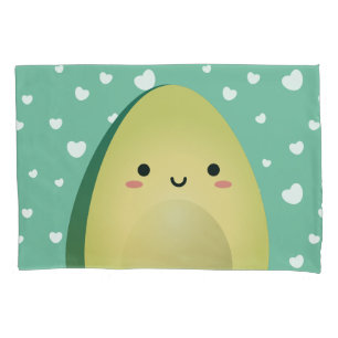 Cute Matching Couple Avocados Funny Lets Avocuddle Pillow Case