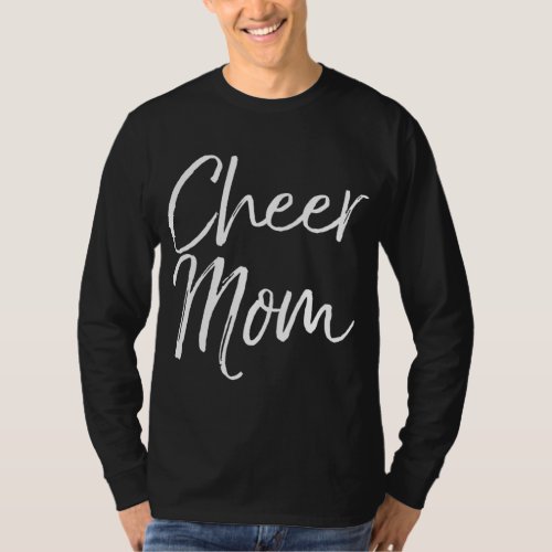 Cute Matching Family Cheerleader Mother Gift Cheer T_Shirt