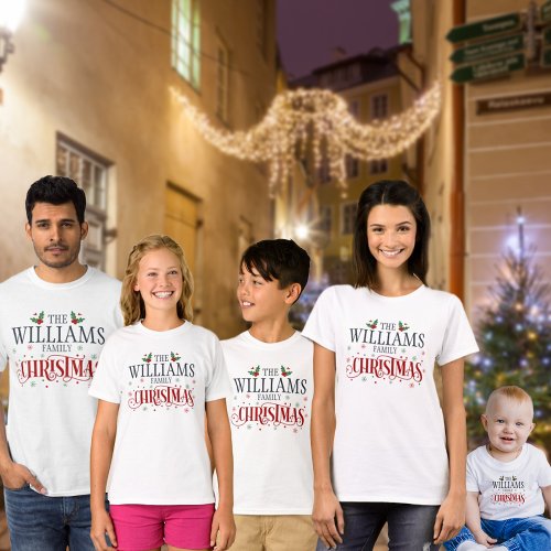 Cute Matching Family Christmas  T_Shirt
