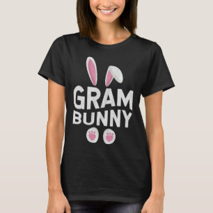 Cute Matching Family Easter Day  Gram Bunny T-Shirt