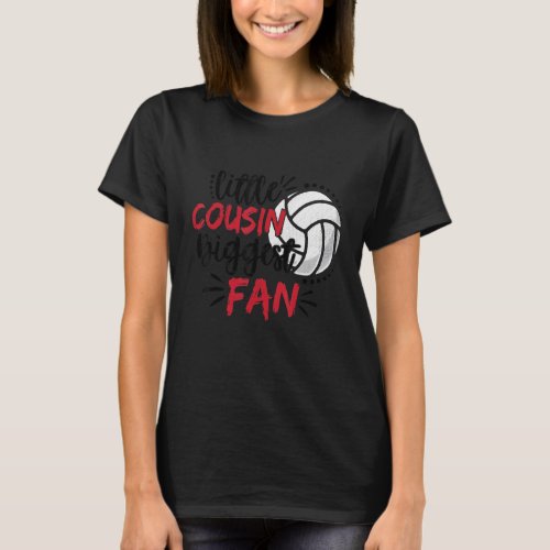 Cute Matching Volleyball Family Little Cousin Bigg T_Shirt