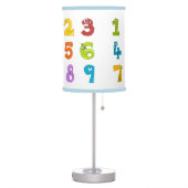 Cute math numbers table lamp (Left)