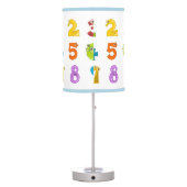 Cute math numbers table lamp (Back)