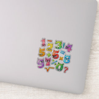 Cute Maths Numbers Sticker for Kids Learning UK