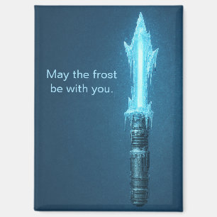 Cute May the Frost Be With You Refrigerator Magnet