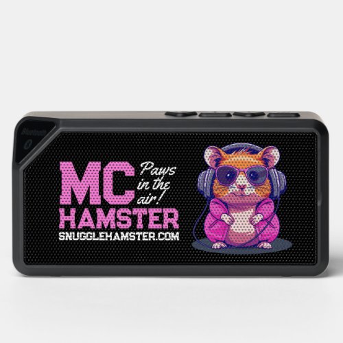 Cute MC Hamster  Snuggle Hamster Designs  Pink Bluetooth Speaker