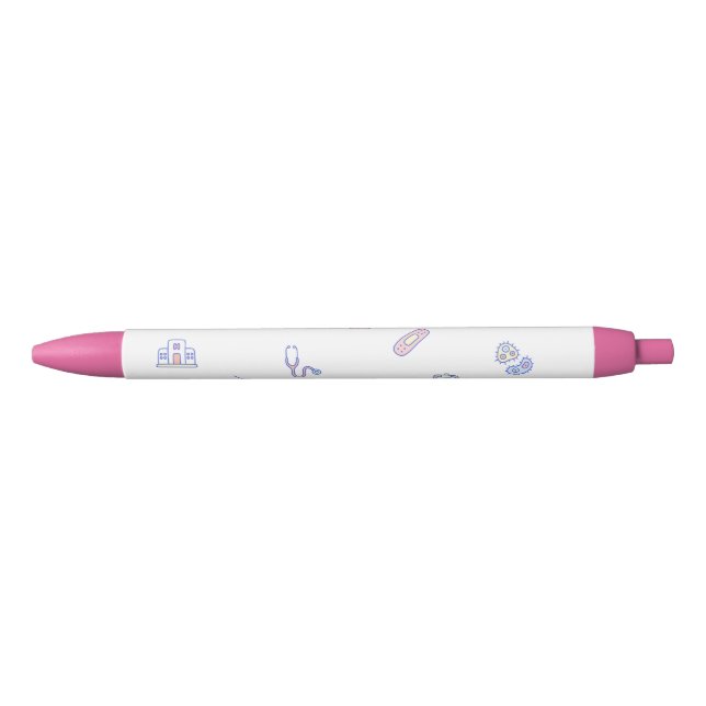 Cute medical cartoon doctor nursing doodles pen (Front)