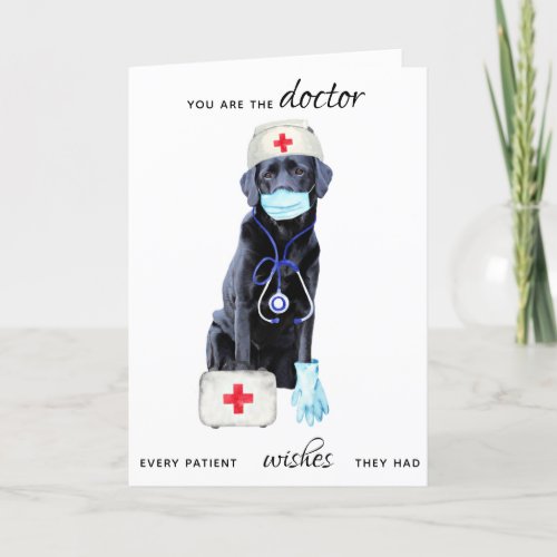 Cute Medical Healthcare Professional Doctor Thank You Card