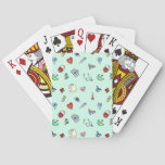 Cute Medical Icon Pattern Poker Cards