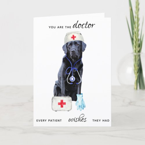 Cute Medical Professional Doctor Thank You Card