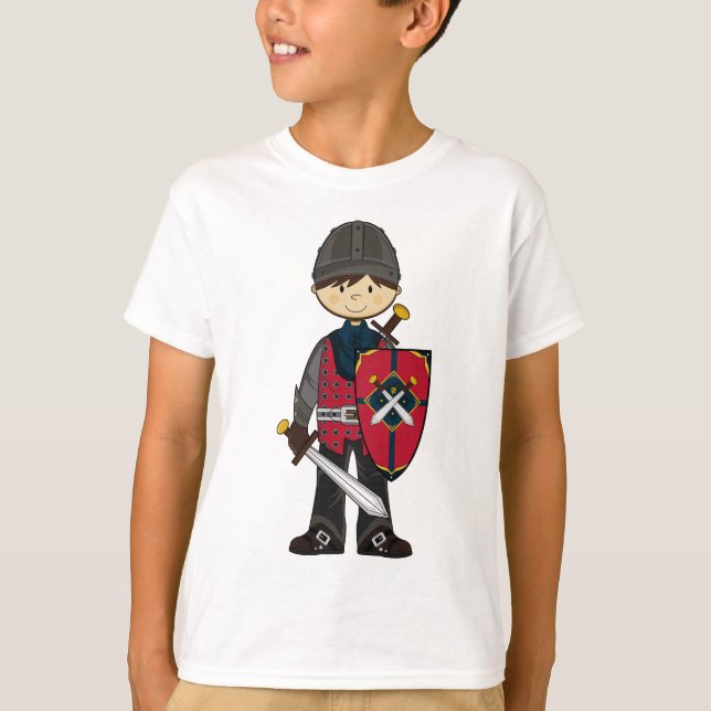 Cute Medieval Knight Tee (Front)