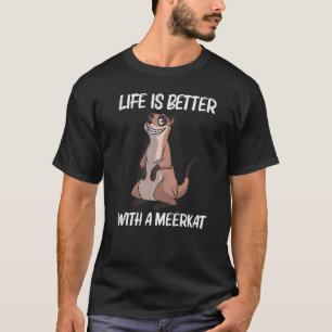 Cute Meerkat For Men Women Meerkat Mongoose T-Shirt
