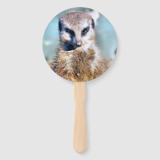 CUTE MEERKAT HAND FAN
