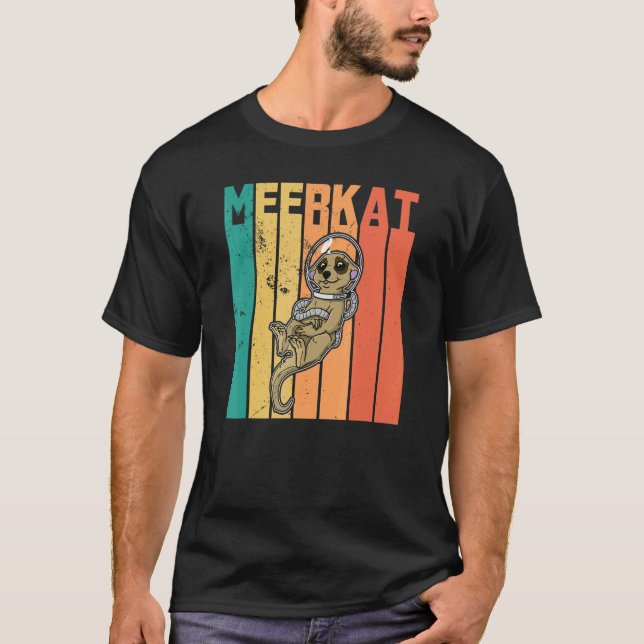 Cute Meerkat Surikate Animal Africa 1 T-Shirt (Front)