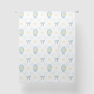 Cute Meets Elegant Rubber Ducky Ribbon Bow Sheer Curtains