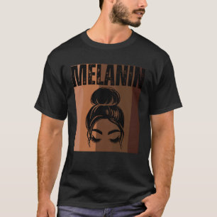 Cute Melanin Black Girl T-Shirt