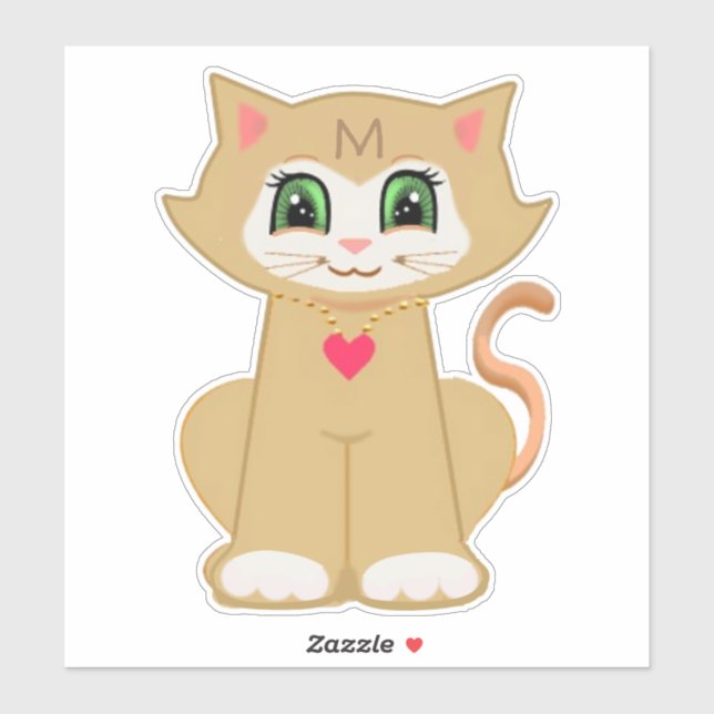 Cute Melin Kitty Cat Sticker (Sheet)