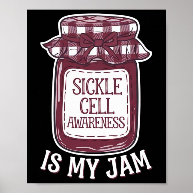 Cute Meme National Sickle Cell Support Awareness M Poster (Front)