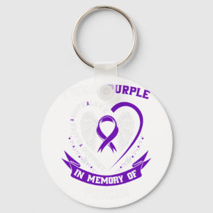 Cute Memorial Gifts Loss Of Friend Epilepsy Awaren Keychain