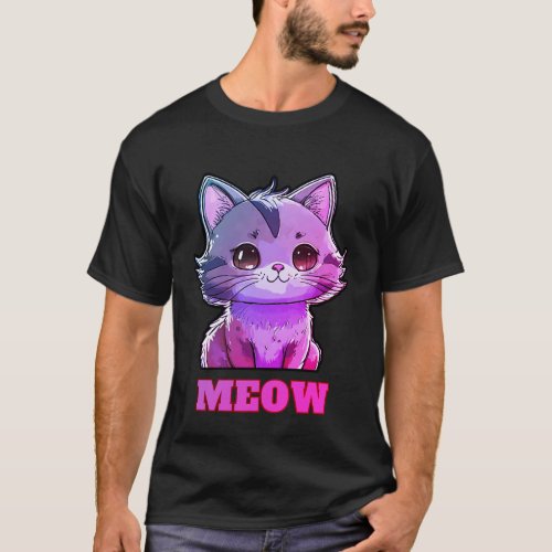 Cute Meow  T_Shirt