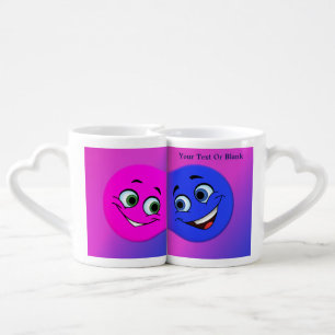 Cute Merging Lovers Coffee Mug Set