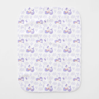 Cute Mermaid Adventure Baby Burp Cloth