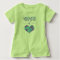 Cute Mermaid at Heart Baby Bodysuit