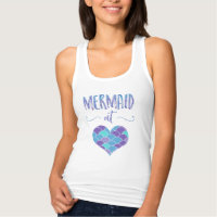 Cute Mermaid at Heart Women's Tank Top