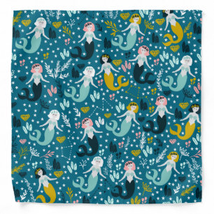 Cute Mermaid Bandana