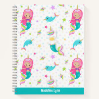 Cute Mermaid Beach Girl Personalized Kids