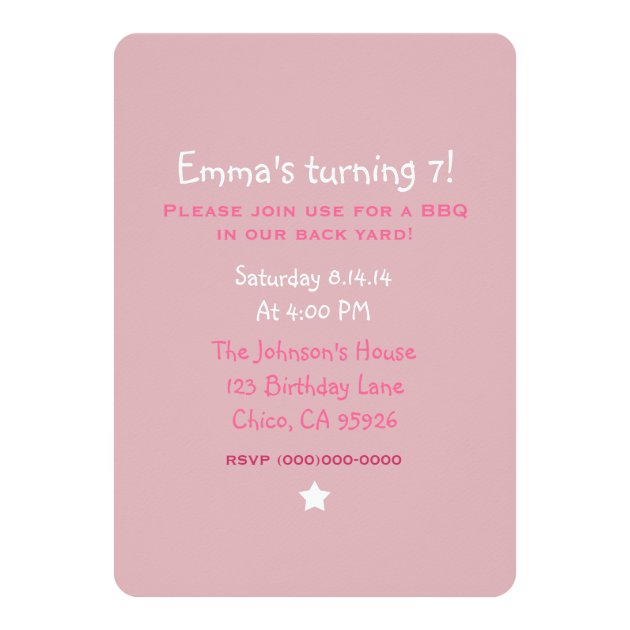 Cute Mermaid Birthday Party Invites For Girls