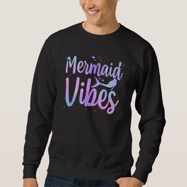Cute Mermaid For Women Girls Mythical Creature Mer Sweatshirt (Front)