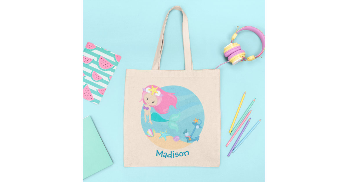 Personalized Kids Purse for Girls - Mermaid