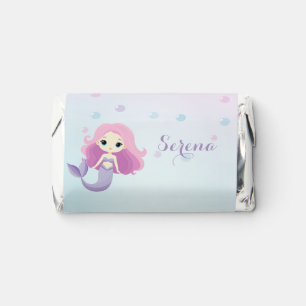 Cute Mermaid Girl Birthday Party Hershey's Miniatures