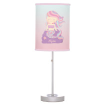 Cute Mermaid Girl Ombre Room Decor Table Lamp Cute Mermaid Girl Ombre Room Decor Table Lamp