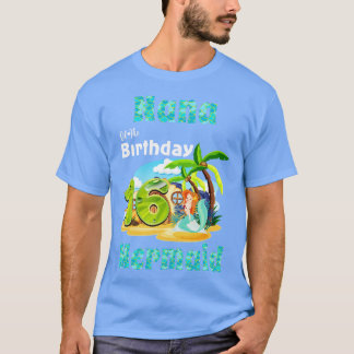 Cute Mermaid Nana Of The 16th Birthday T-Shirt